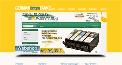 Desktop Screenshot of german-tintentanke.de